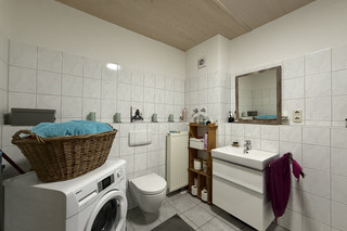 Waschmaschinenanschluss im Badezimmer