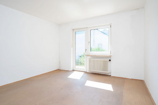 Master bedroom with balcony on the upper floor