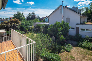 South-facing balcony