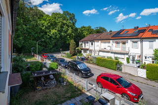View of the residential street