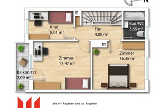 Floor plan upper floor