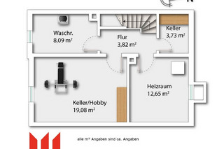 Basement floor plan