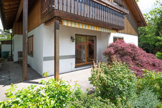 South-facing terrace