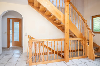 wooden staircase