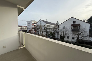 covered south-facing balcony