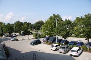 Ansicht Parklätze