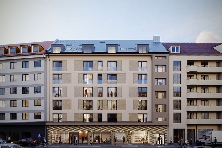 Possibilità di servizio di catering parziale/piccolo: edificio nuovo, prima occupazione, locale commerciale al piano terra!