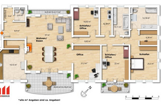 Plano de planta amueblado
