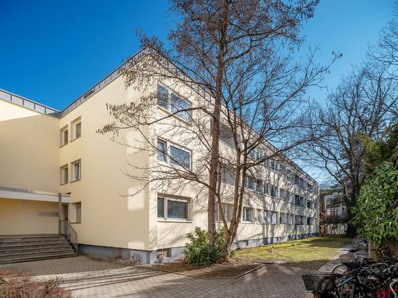 quiet rear building