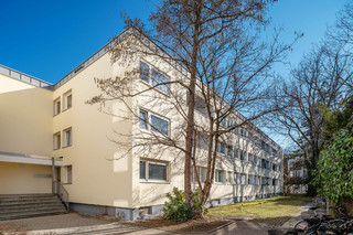 quiet rear building