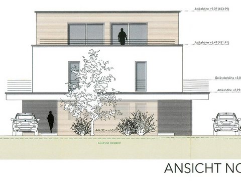 Ottima posizione a Freising! Terreno edificabile soleggiato con permesso di costruzione per un DH!
