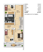 Upper floor plan